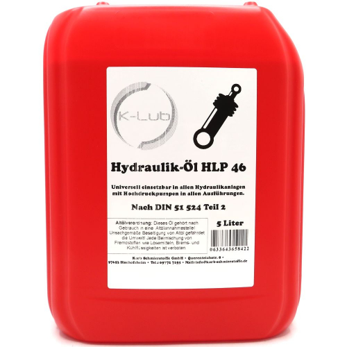 5 Liter K-Lub HLP 46 Hydraulikl | HLP46 ISO