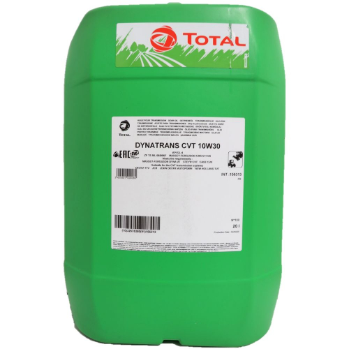 20 Liter Total Dynatrans CVT 10W-30